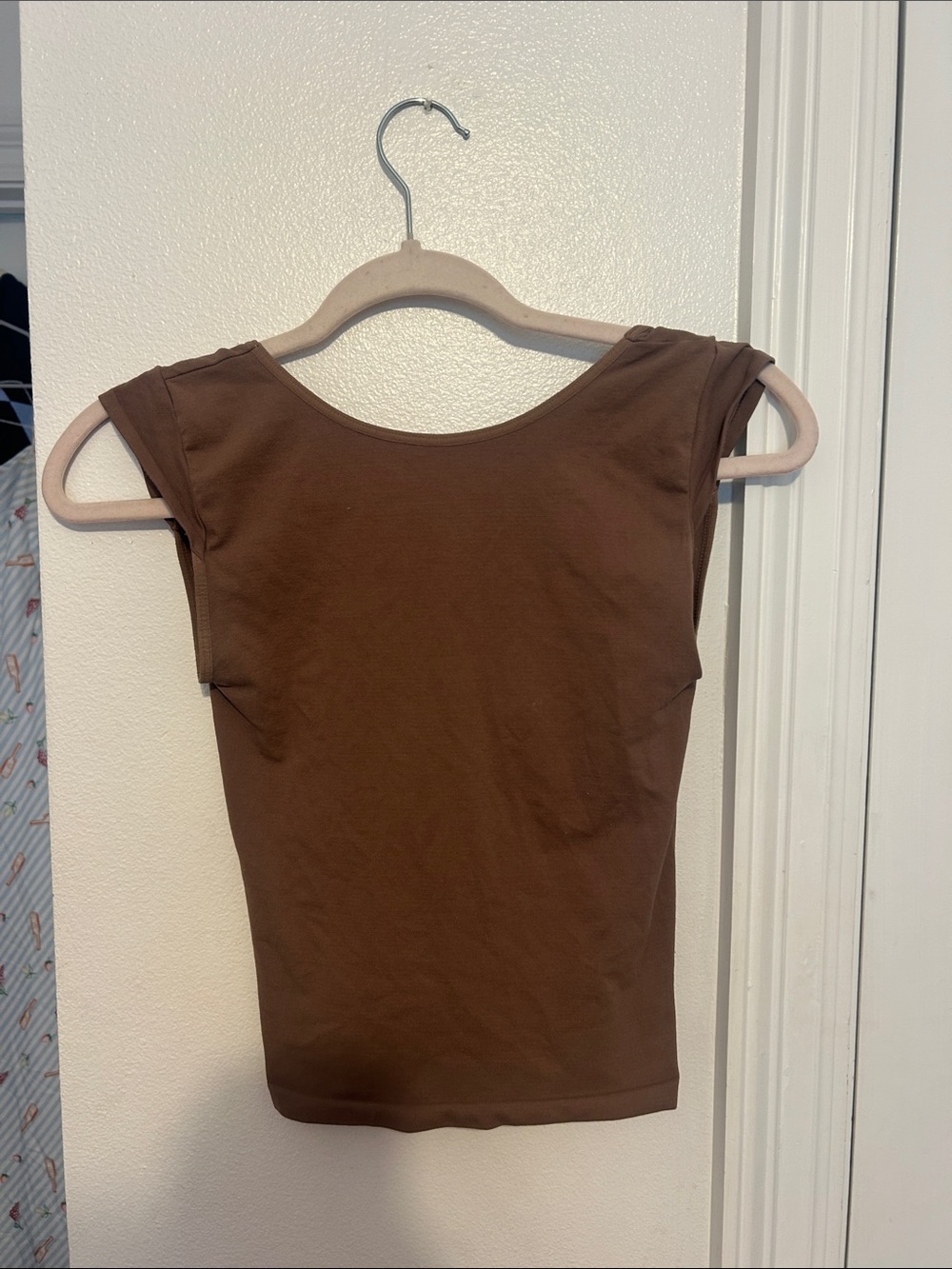 Free people taupe beige intimately scoop back top